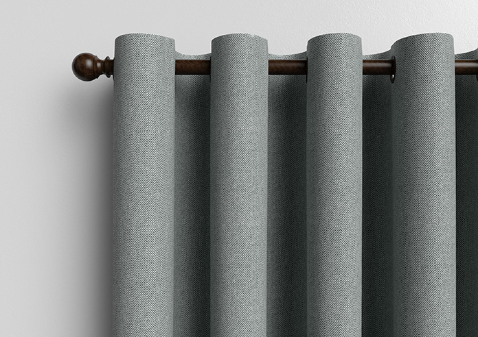 Soft Chevron, Soft Black - Made to Measure Curtains - Image 13